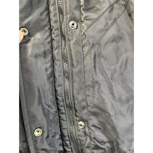 VTG Choko Men’s Snowmobile Bomber Jacket M Black Insulated Powersports 🤍 - Picture 7 of 14